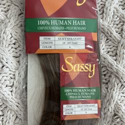 Hair Extensions 18” Color 6