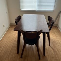 Dining Table W/ Three Chairs