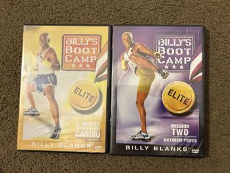 Pair of Billy Blanks DVDs, NEW in Factory Wrap