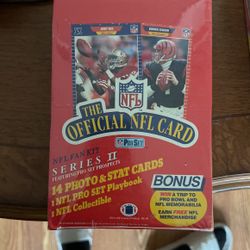 Still In The Wrapper NFL Cards Box Set Series 2