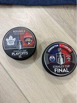 2023 Stanley Cup Playoffs Dueling Puck Toronto Maple Leafs vs Florida Panthers. 2025 STANLEY CUP FINAL FL PANTHERS NHL CHAMPIONS vs EDMONTON OILERS