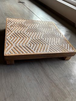 Decorative Wooden Stand base / Riser / platform made