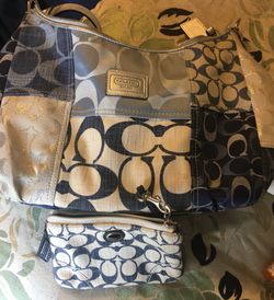 **Reduced**Authentic Coach Bag with wristlet.