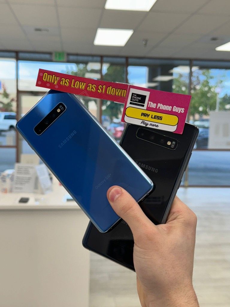 Samsung Galaxy S10-90 Day Warranty-$1 DOWN-NO Credit Needed