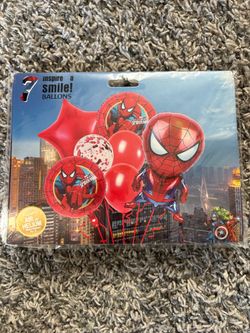 Spider-Man Party Balloon Set – 7 Balloons