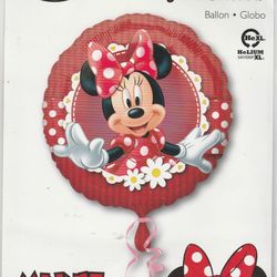 Disney Minnie Mouse Balloon by HeXL Anagram Shape Foil Balloon 17"  ~ ranjacuj