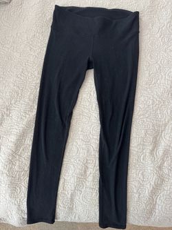 Maternity Gap Black Ribbed High-Waist Leggings