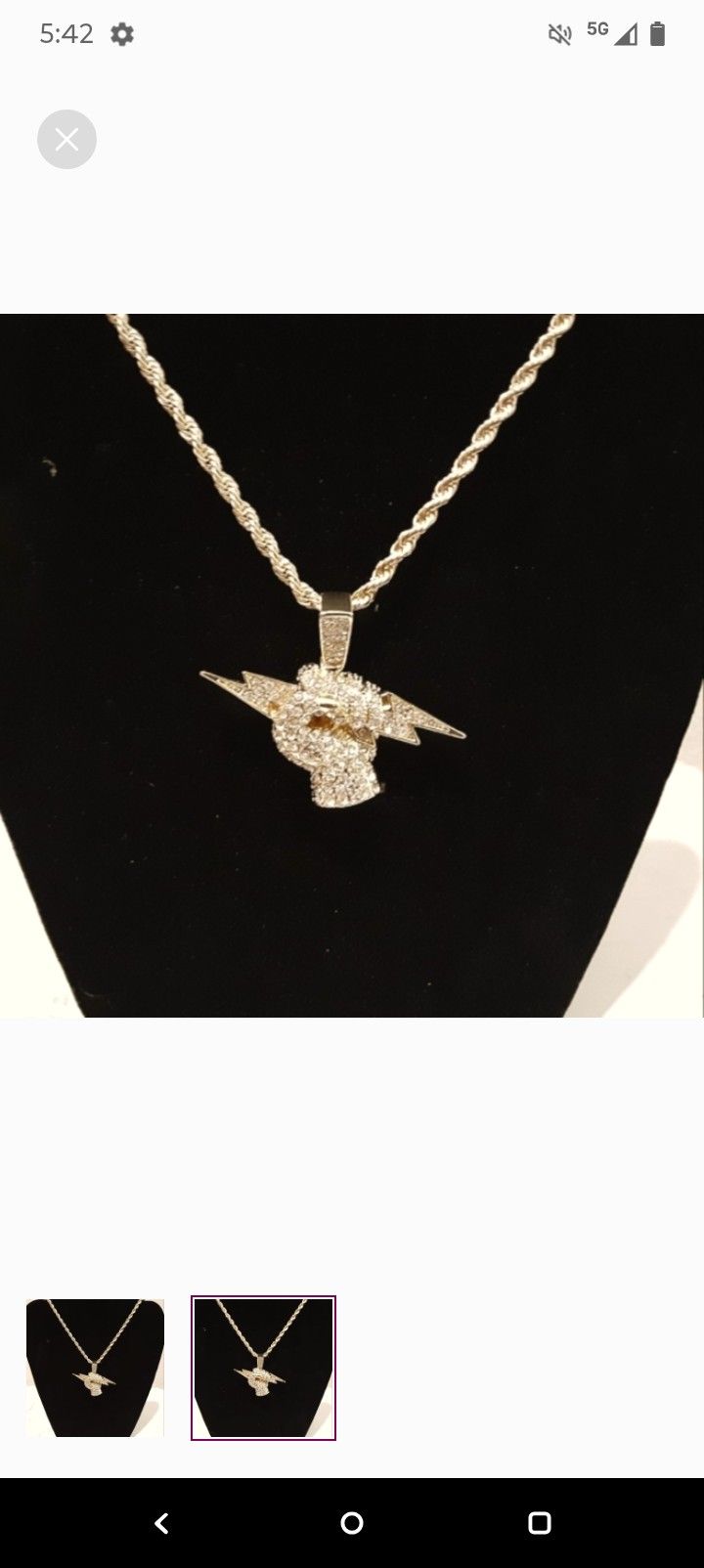 14k Gold-plated 24-in Chain With Pendant
