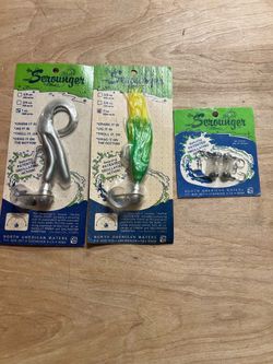 3 Packs Vintage Scrounger Lures, 1 Oz And 1/8 Oz
