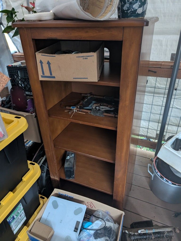 Entertainment Center And Bookshelves