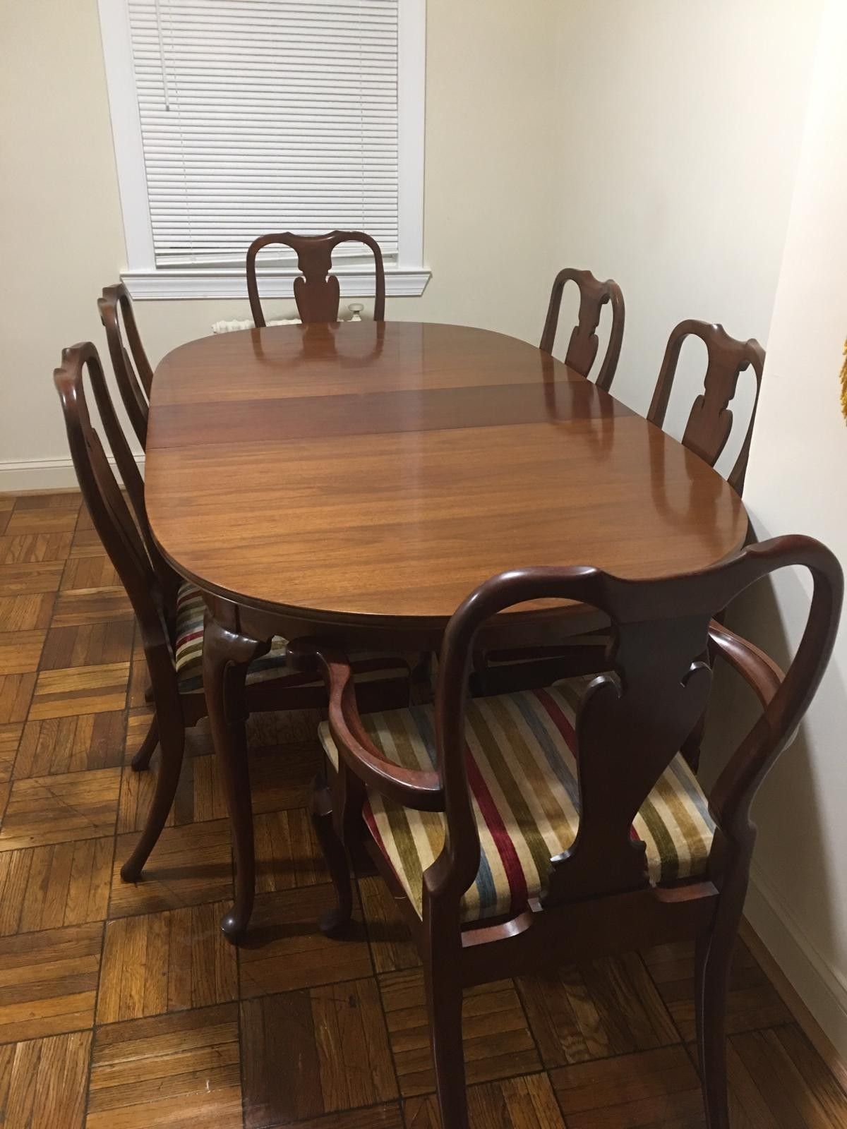 Dining table and chairs $500