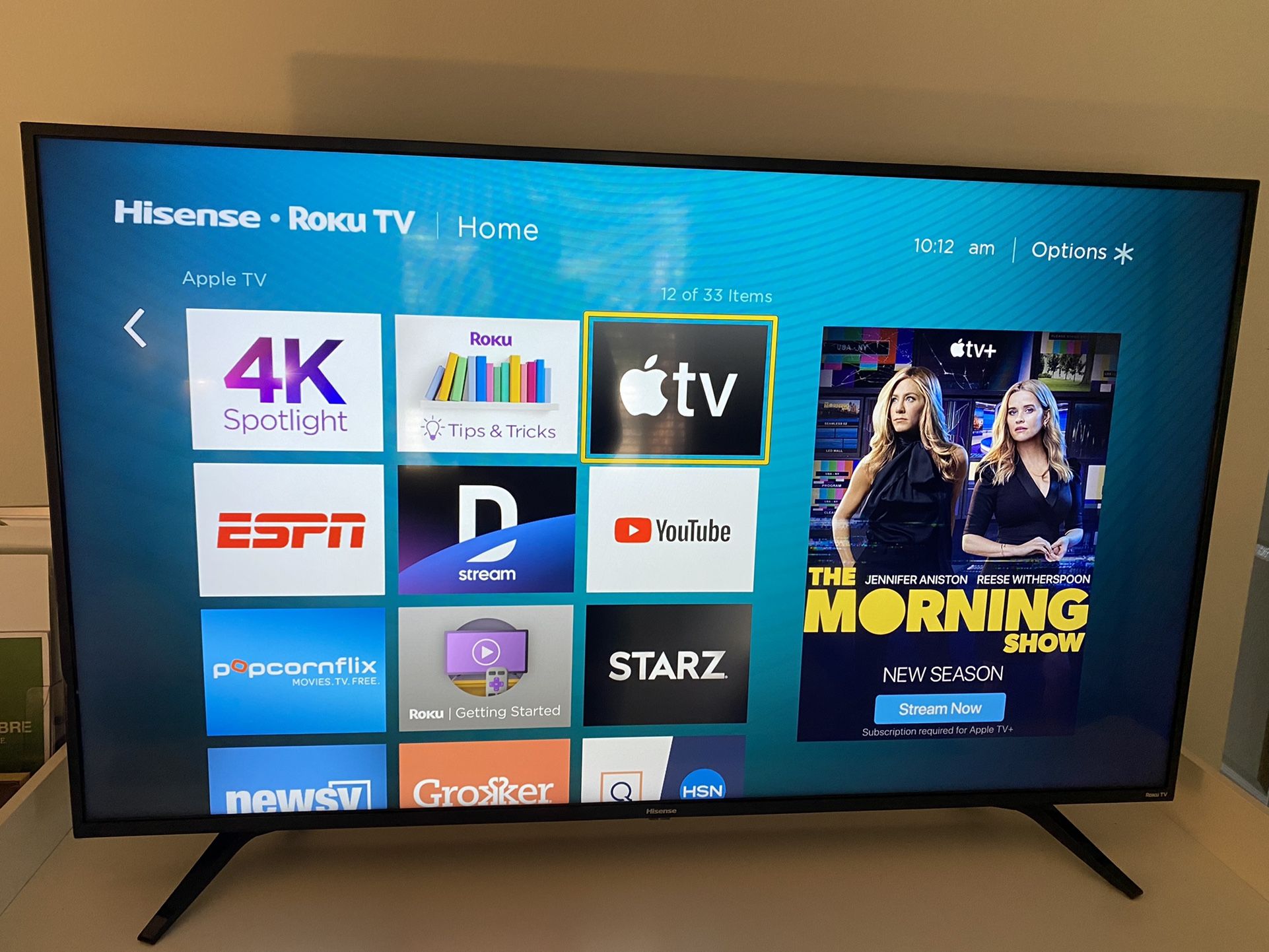 Hisense Roku Tv 4K 55”