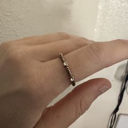 Rose gold tone ring Sz 7