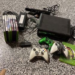 XBOX 360 Console Controllers Games Kinect Power Brick