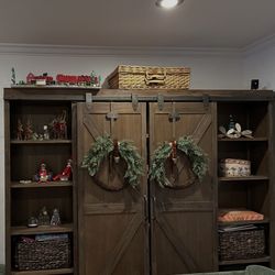 Barn Door Bookshelf