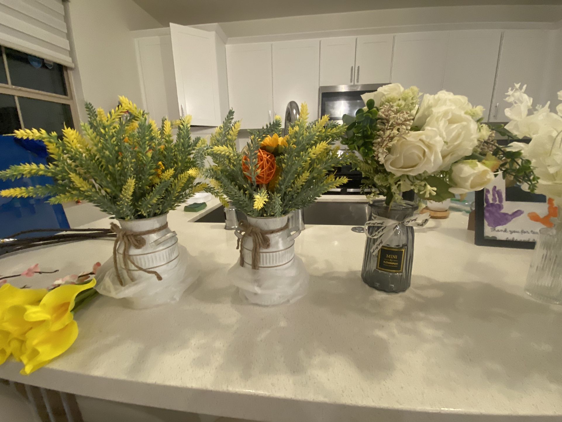 Artificial Flowers And Vases