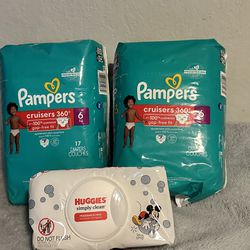 Pampers Size 6 $15 FIRM