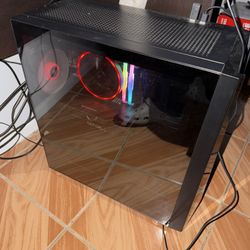 Pc with monitor