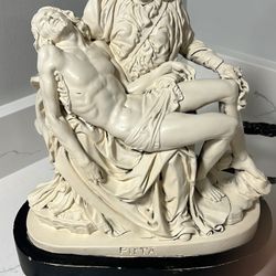 Vintage Antique Pieta Marwal 15” Michelangelo Statue Sculpture Mary Jesus