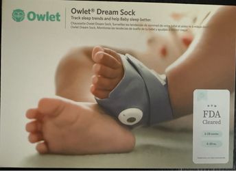 Owlet Dream Sock Smart Baby Monitor – Bedtime Blue