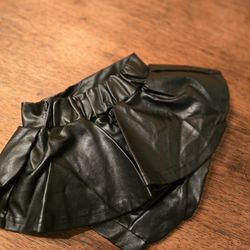 Babygirl Leather Skirt