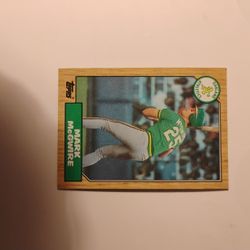 Topps 1986 Mark McGuire Rookie Card