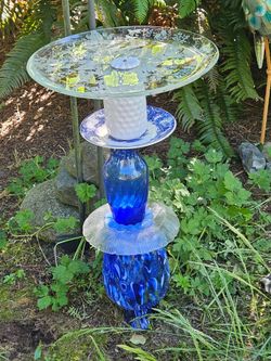 Glass Bird Baths