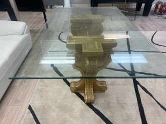 Glass Top Dining Table