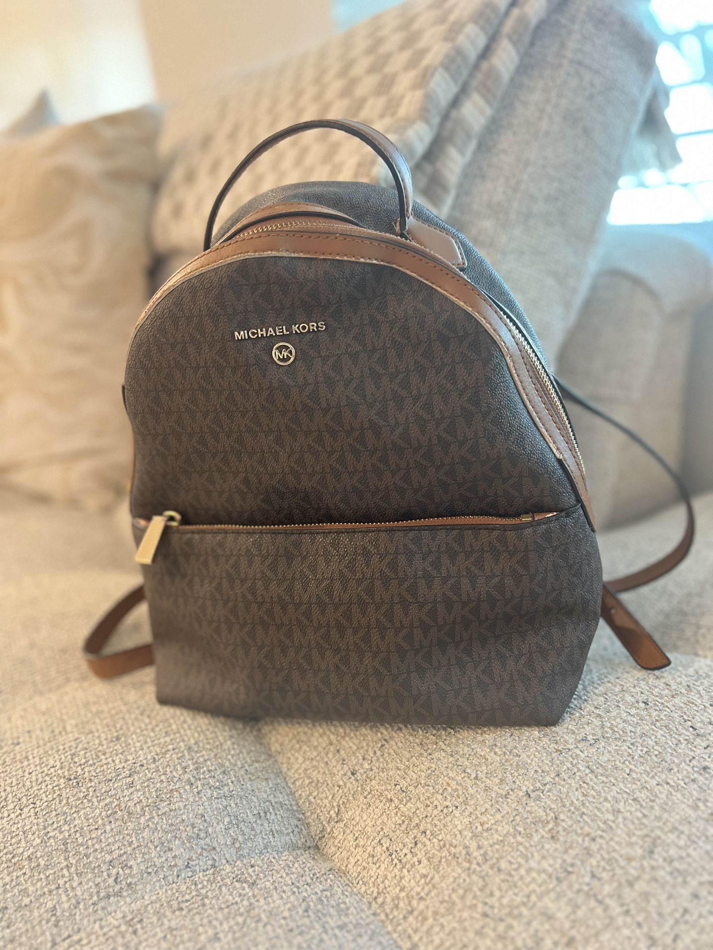 Michael Kors Logo Backpack