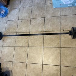 Olympic Bar With Weights
