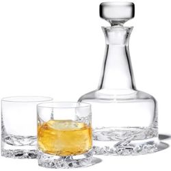 Orrefors Erik Decanter 3-piece set. *New In box*