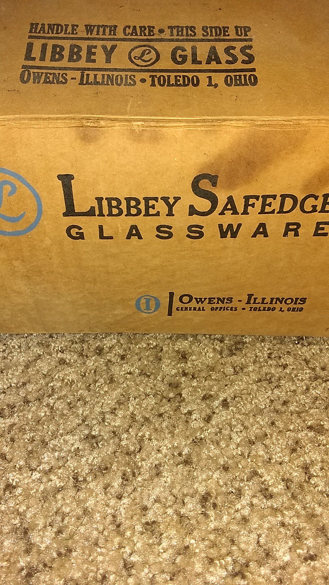 Antique Libbey glassware champagne glasses