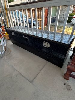 UWS Black Diamond Plate Truck Tool Box