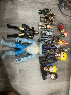 Lot of vintage action figures