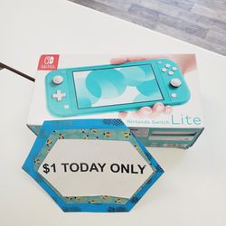 Nintendo Switch Lite Gaming Console - 90 DAY WARRANTY - $1 DOWN - NO CREDIT NEEDED 