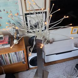 Vintage IKEA Stranne Stainless Medusa Tentacle Table Lamp Accent Light Jellyfish