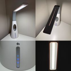 LED Desk Lamp With Fan - Open Box