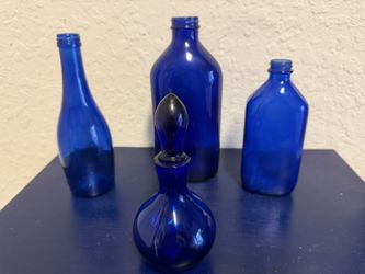 Assorted Glass Bottles