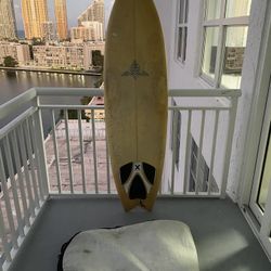 Chris birch Surfboard 6'4" Fish Funboard Surf Board