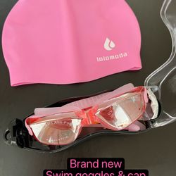 Swim Goggles & Swim Cap