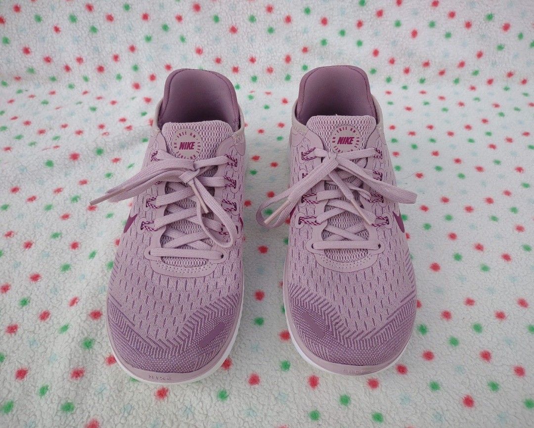 Nike Free RN Running Shoes Plum Chalk True Berry Womens Size 7 Free Run Sneakers