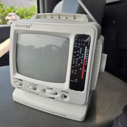 Goldtek Mini Radio Cassette Recorder TV