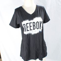 Reebok V-Neck Athletic Shirt – Women's Plus Size 1X – Comfy & Motivating