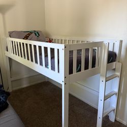 Twin Loft Bed With Slide