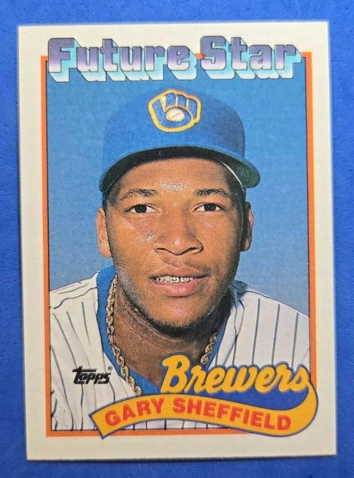 Really Nice Pair of Gary Sheffield Rookie Cards # 343 MINT