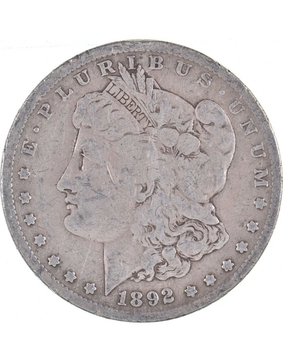 1892 S Morgan Silver Dollar 