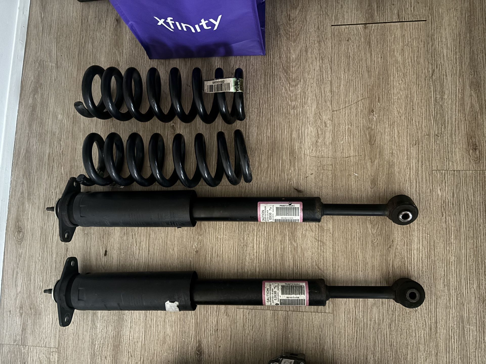OEM Rear Shocks & Springs – 2014 Dodge Charger R/T