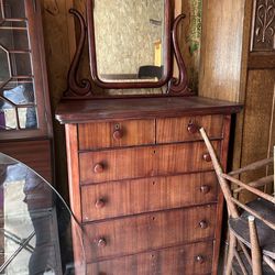 Dresser with vanity