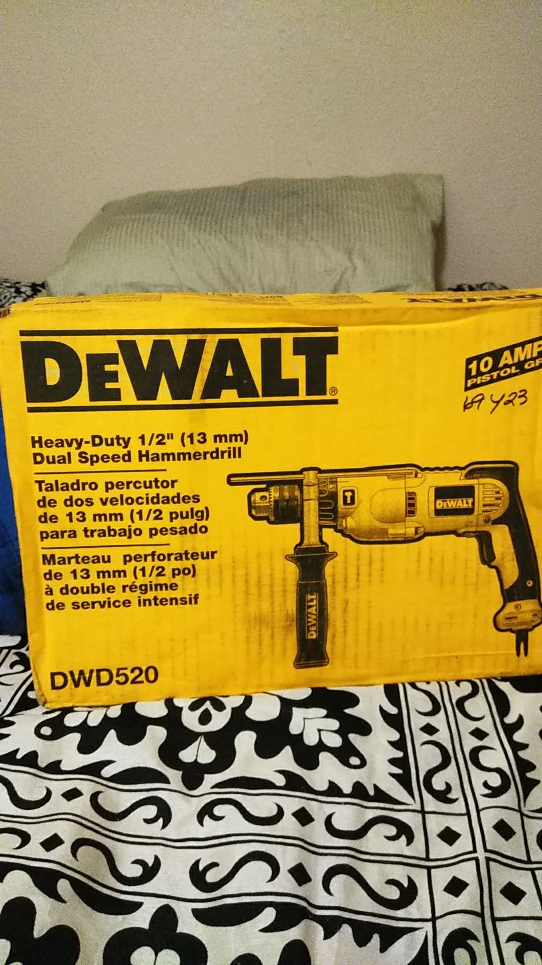 DeWalt dual speed hammer drill
