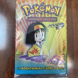 Pokemon Gym Heroes Vintage Booster Pack Unlimited Erika Art Brand New/Sealed!
